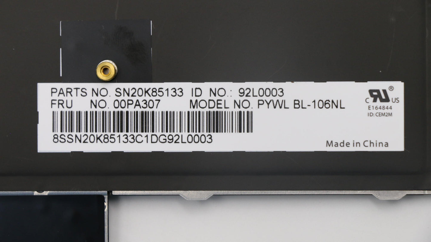 Lenovo Ki Keyboards Internal - 00PA307