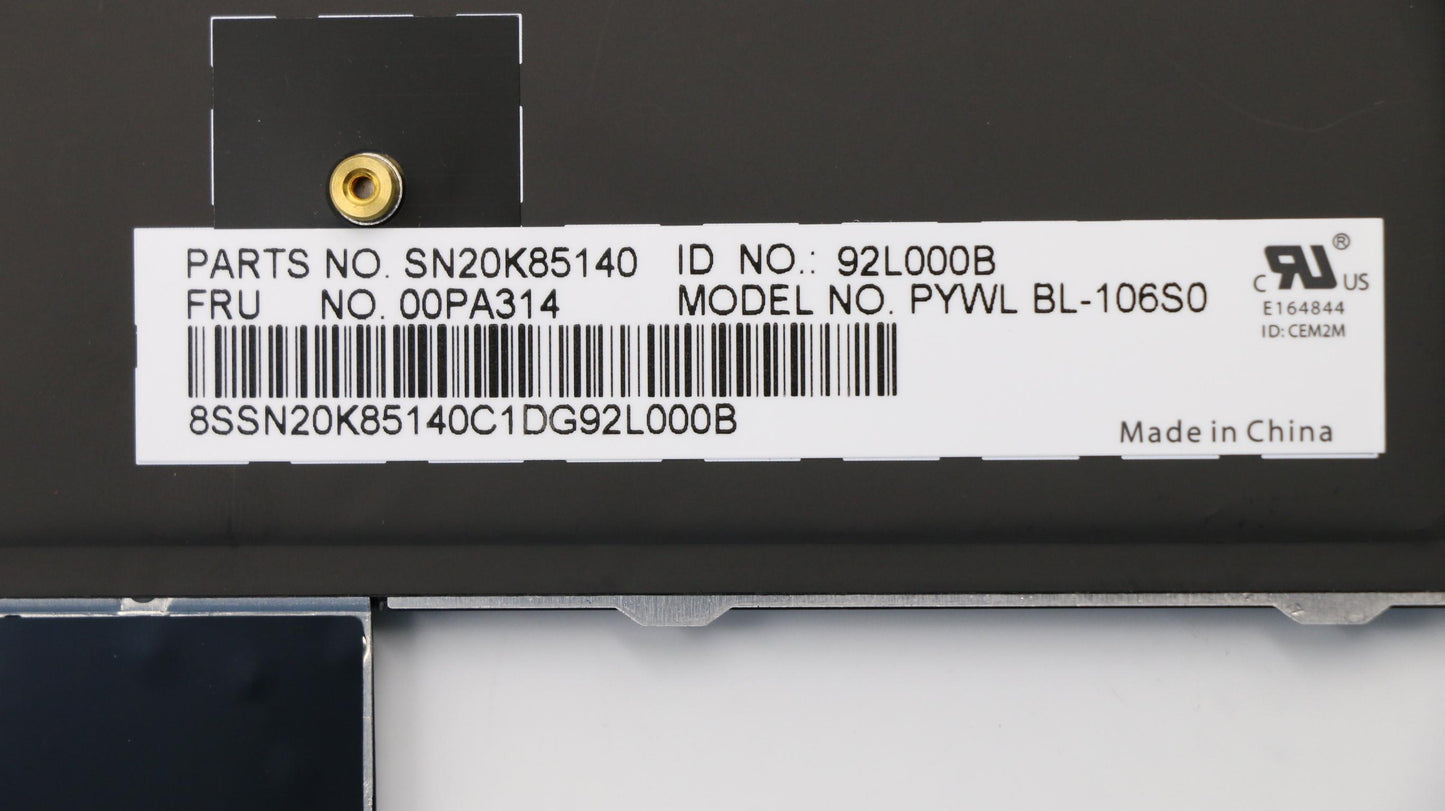 Lenovo Ki Keyboards Internal - 00PA314
