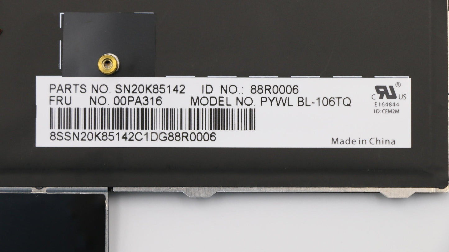 Lenovo Ki Keyboards Internal - 00PA316
