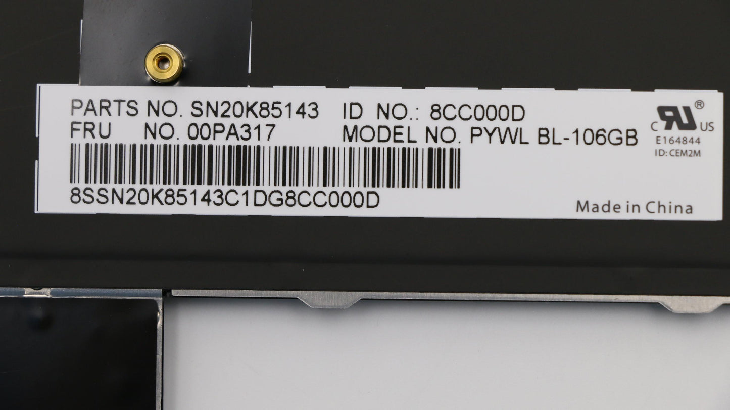 Lenovo Ki Keyboards Internal - 00PA317