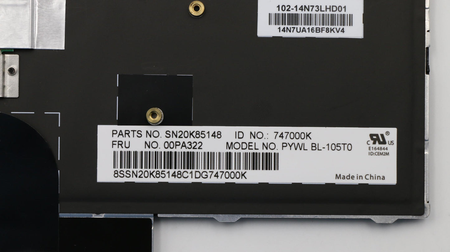 Lenovo Ki Keyboards Internal - 00PA322