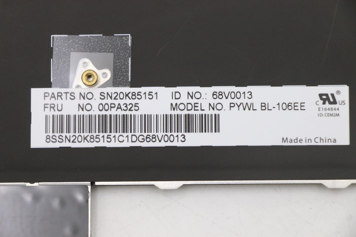 Lenovo Ki Keyboards Internal - 00PA325