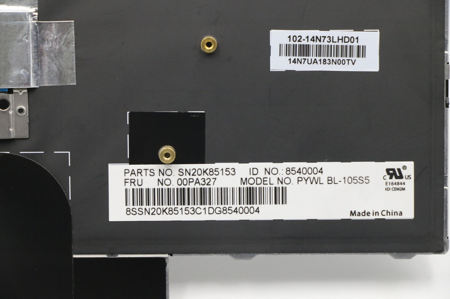 Lenovo Ki Keyboards Internal - 00PA327