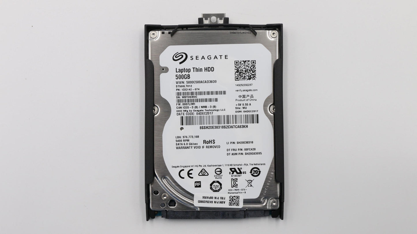 Lenovo Hd Hard Drives - 00PA956