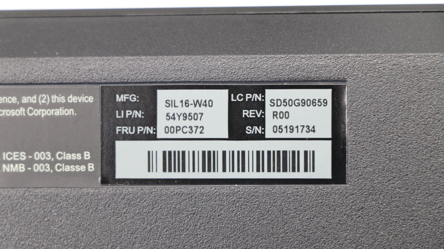 Lenovo Kb Keyboards External - 00PC372