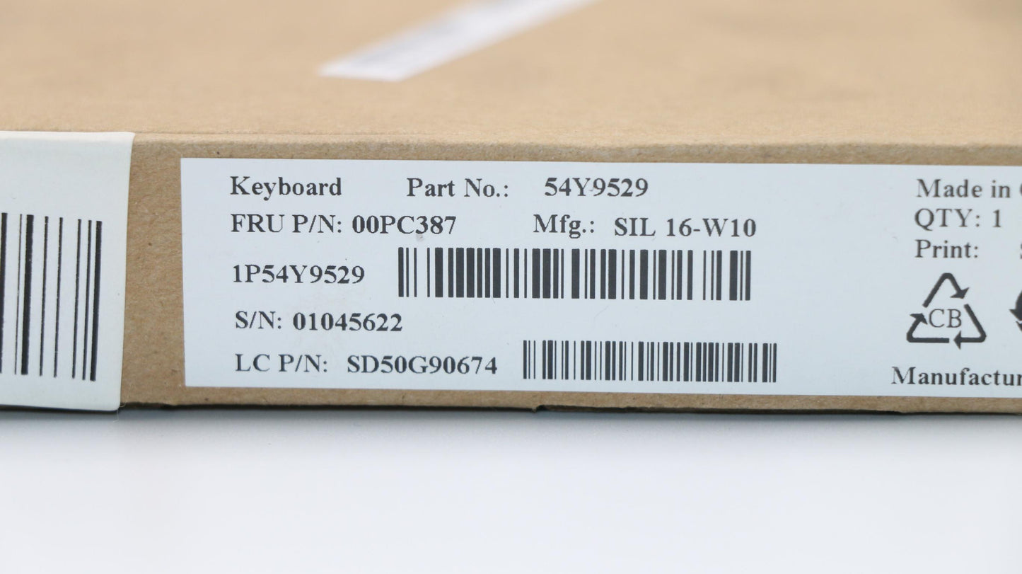 Lenovo Kb Keyboards External - 00PC387