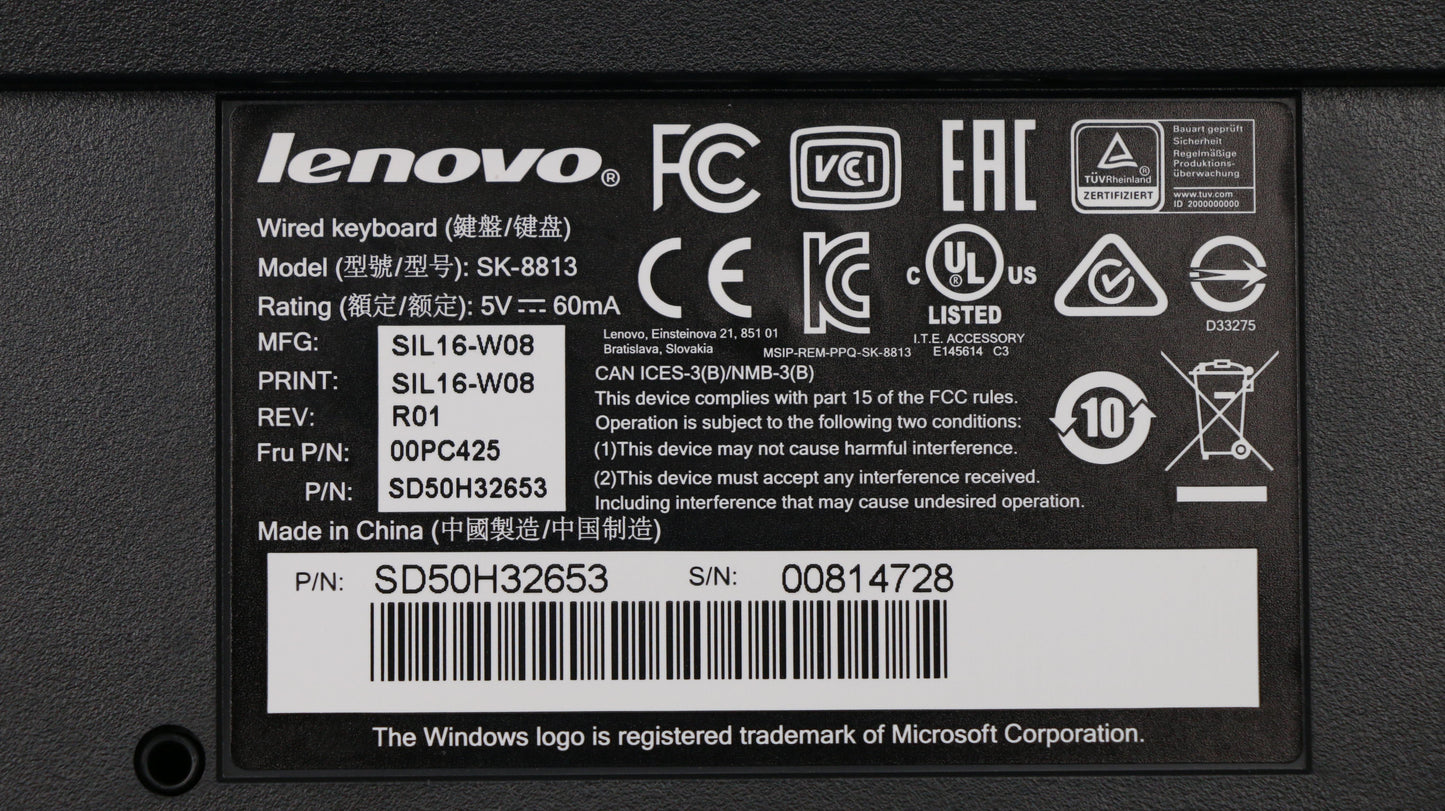 Lenovo Dt Kyb - 00PC425