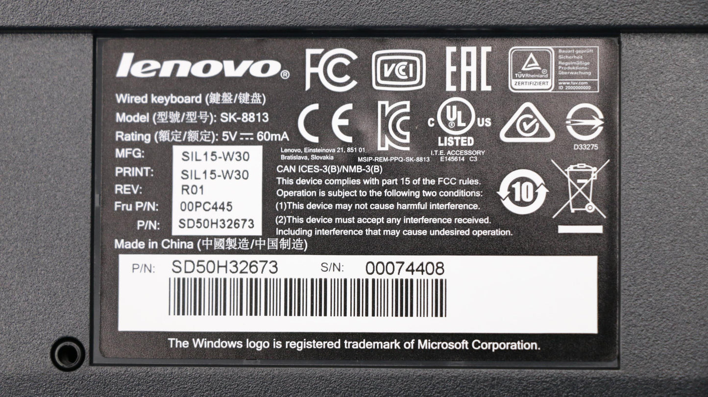 Lenovo Dt Kyb - 00PC445