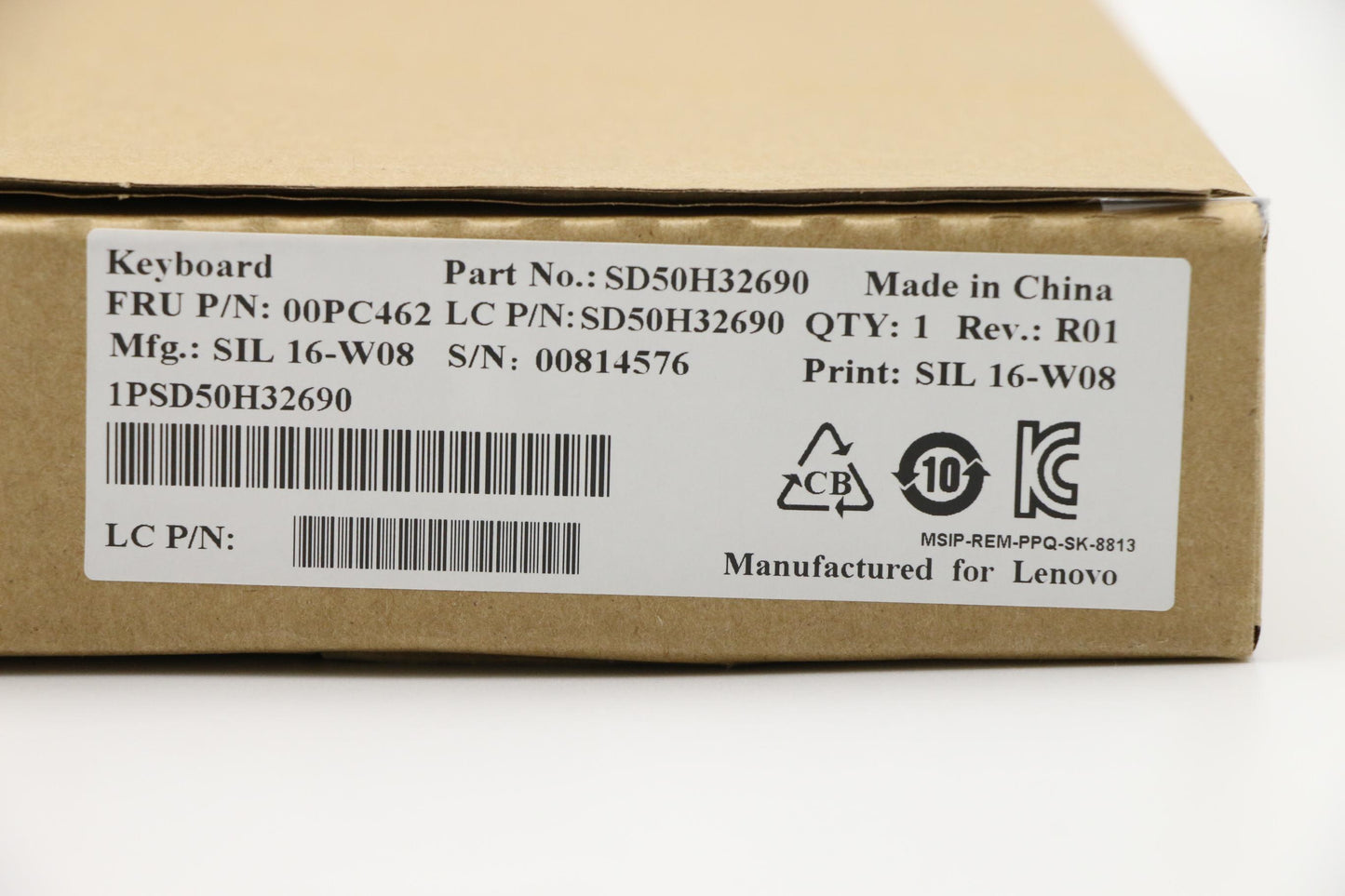 Lenovo Dt Kyb - 00PC462