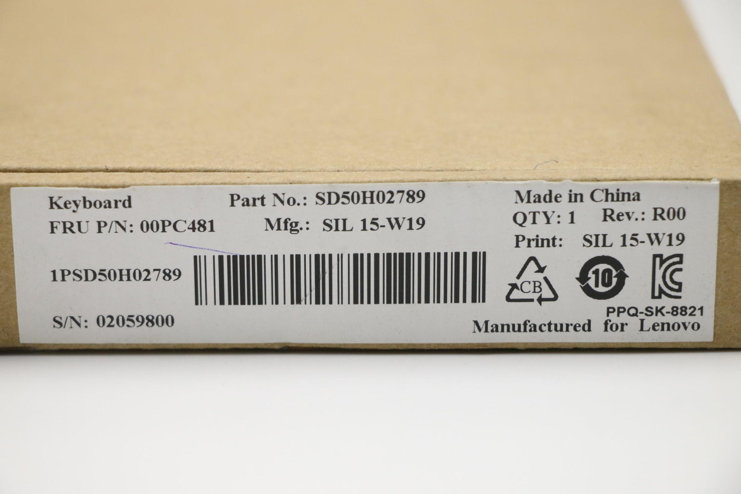 Lenovo Keyboards External - 00PC481