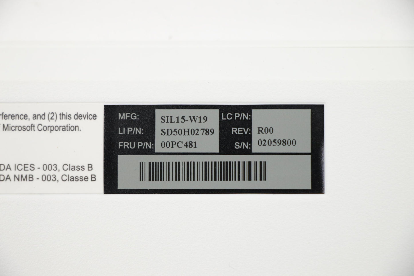 Lenovo Keyboards External - 00PC481