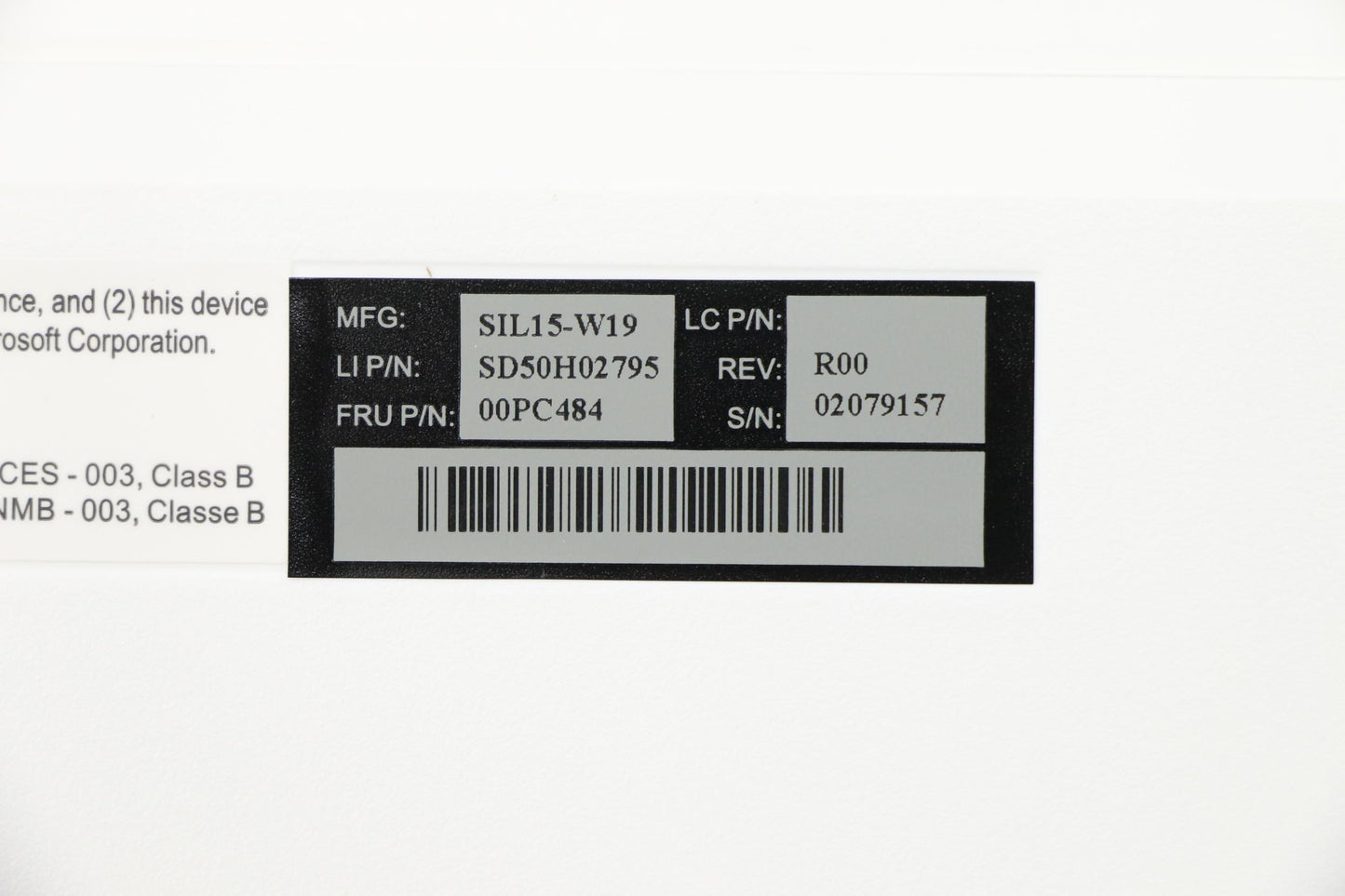 Lenovo Keyboards External - 00PC484
