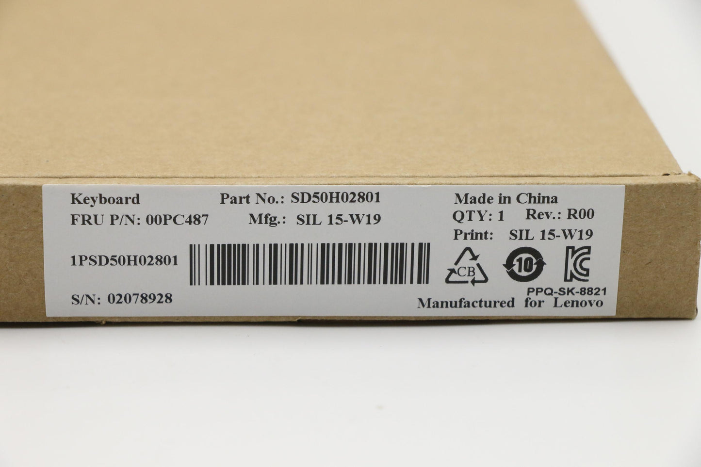 Lenovo Keyboards External - 00PC487