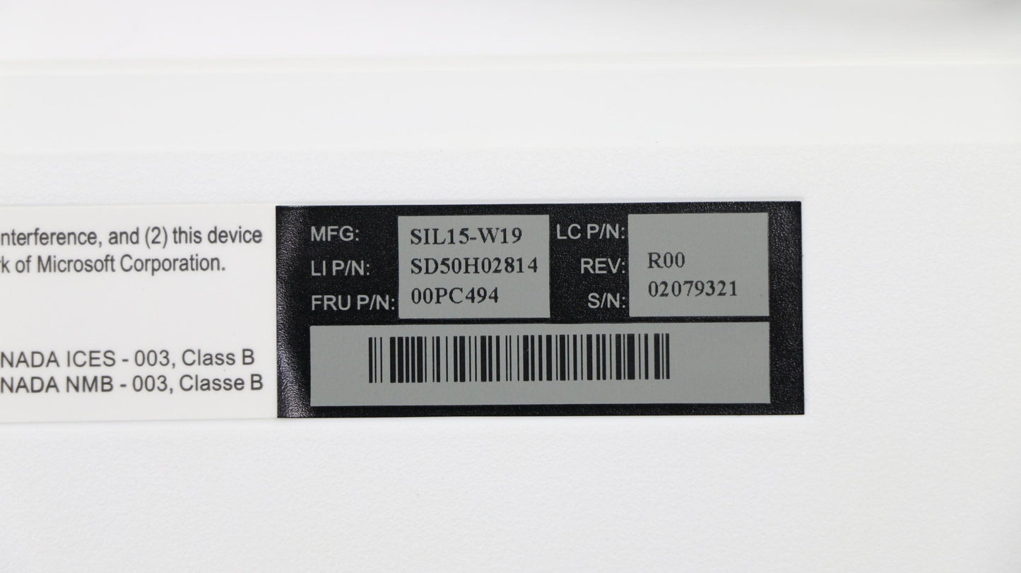 Lenovo Keyboards External - 00PC494