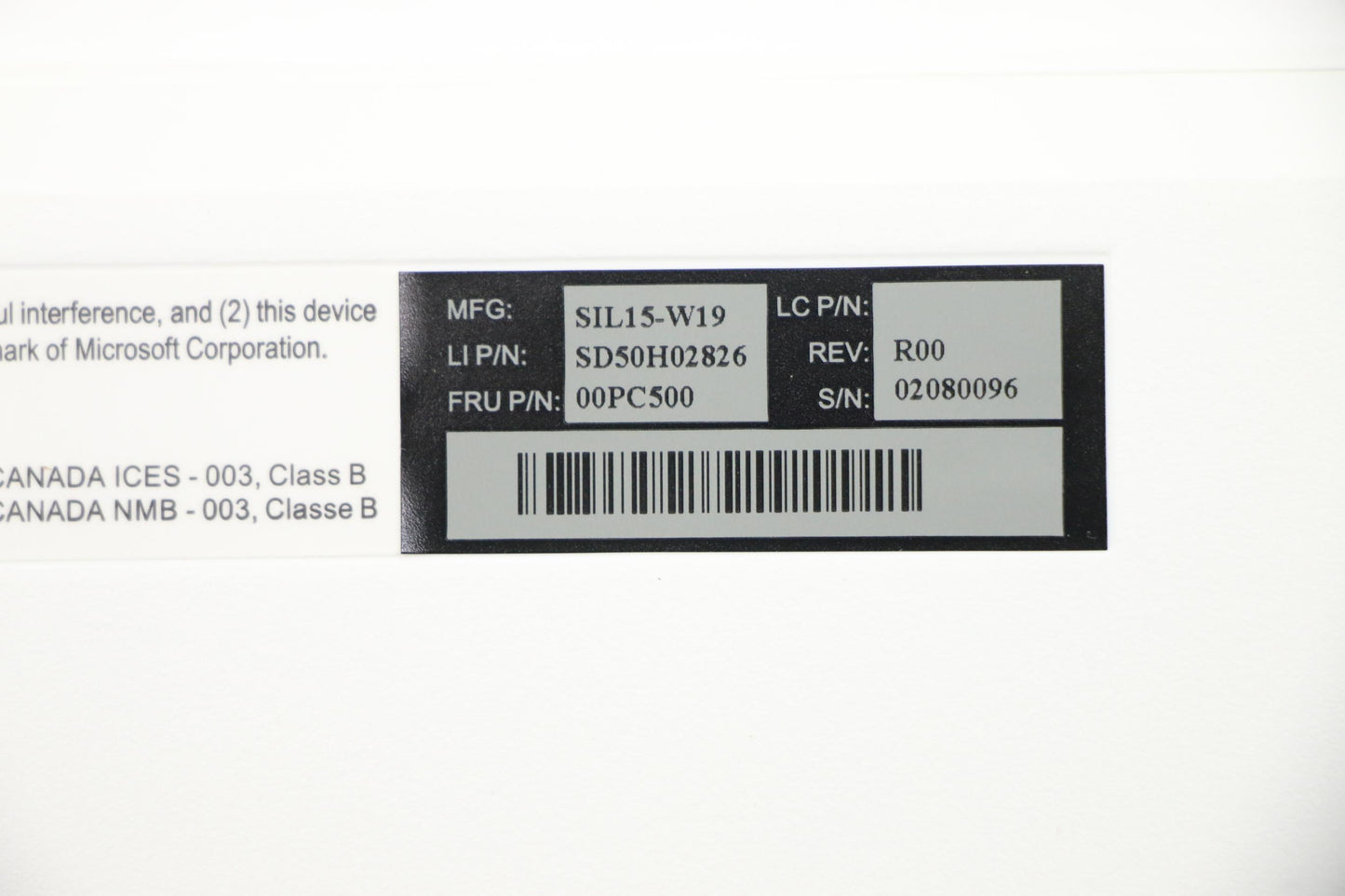 Lenovo Keyboards External - 00PC500