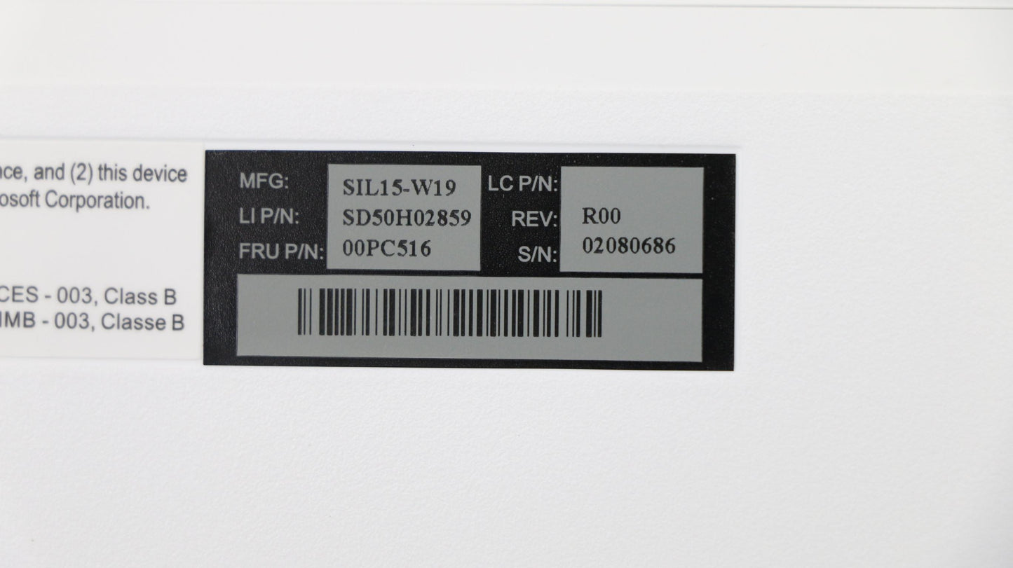 Lenovo Keyboards External - 00PC516