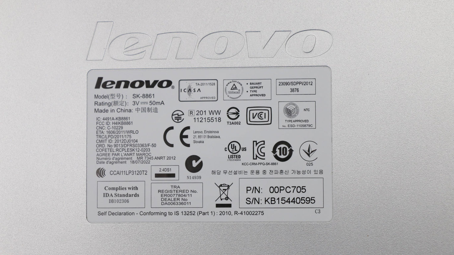 Lenovo Kb Keyboards External - 00PC705