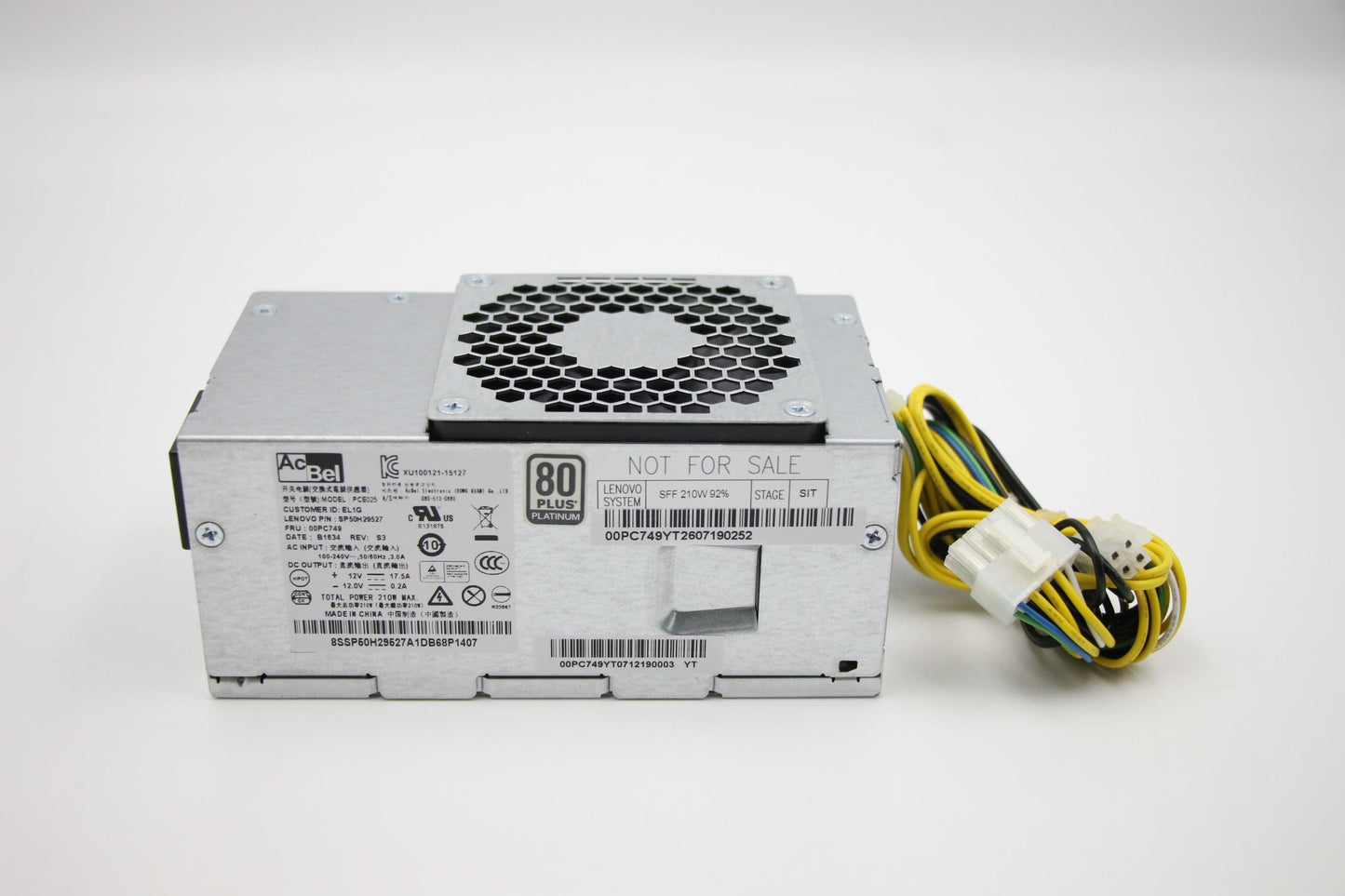 Lenovo 100-240Vac,Sff 210W Psu - 00PC749