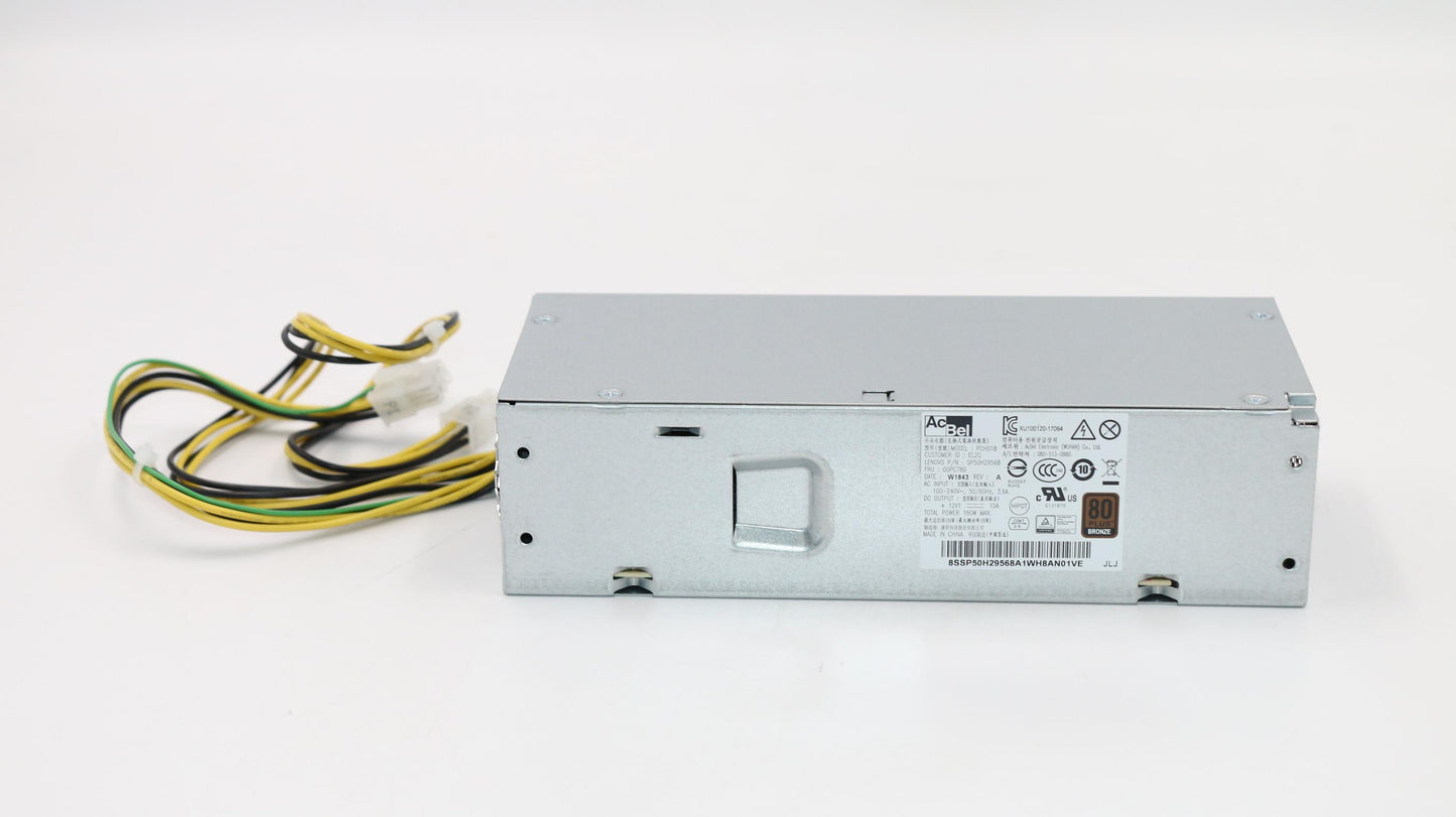 Lenovo (00PC780) Power Supply, 100-240Vac, M710E B360, 180W, ES