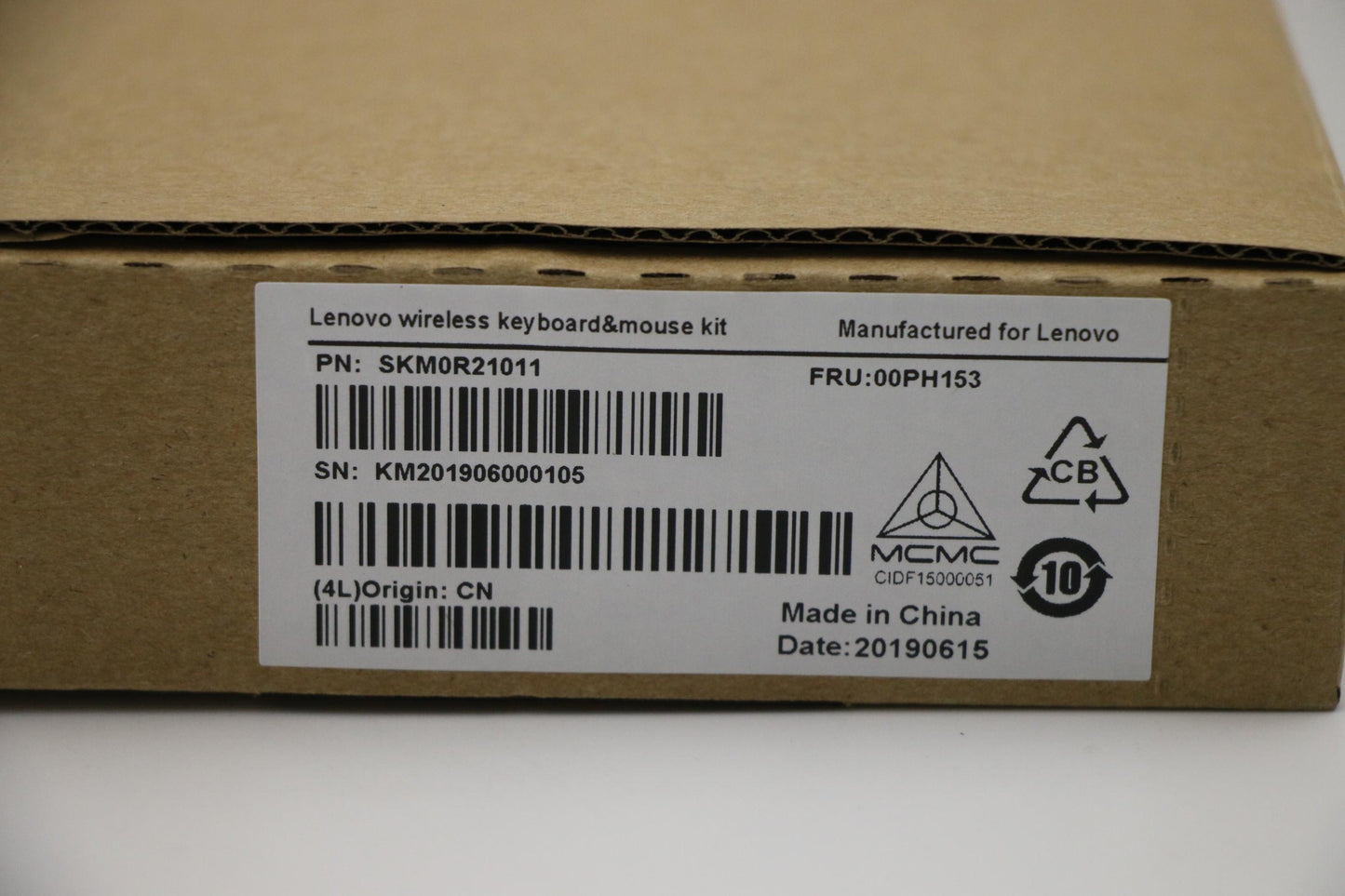 Lenovo Liteon Sb8861 2.4G Km Kit Iron - 00PH153