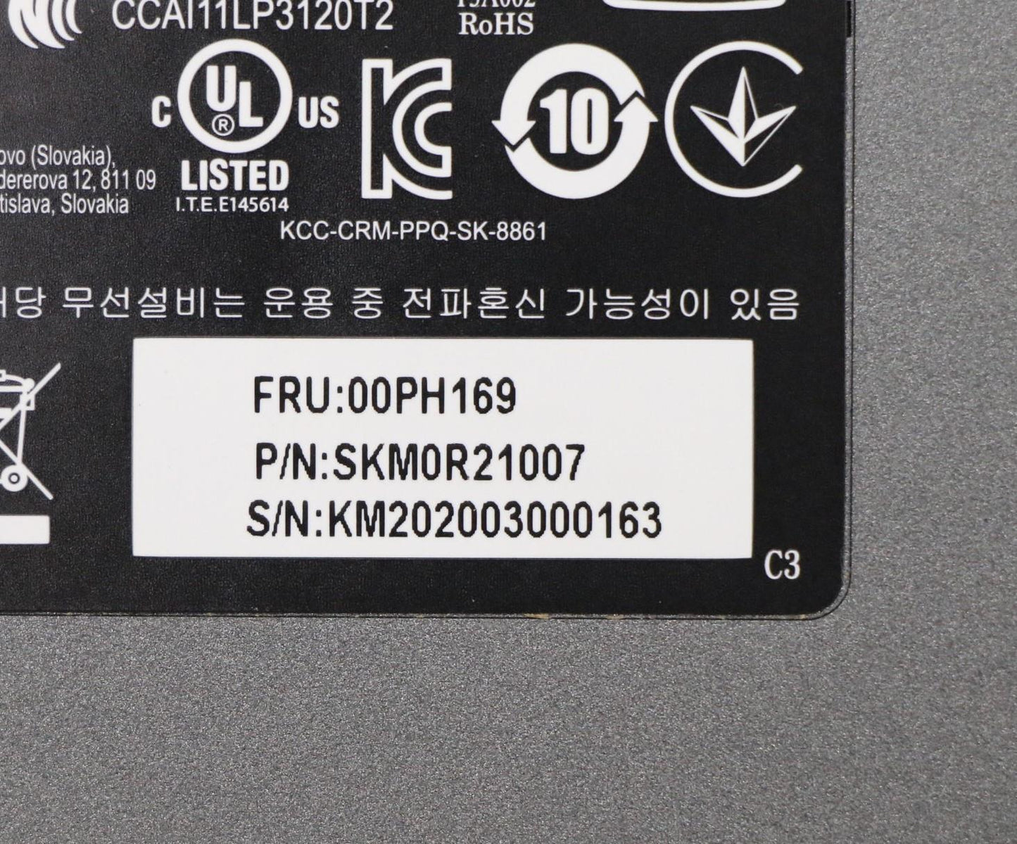 Lenovo Liteon Sb8861 Iron Grey Pt - 00PH169