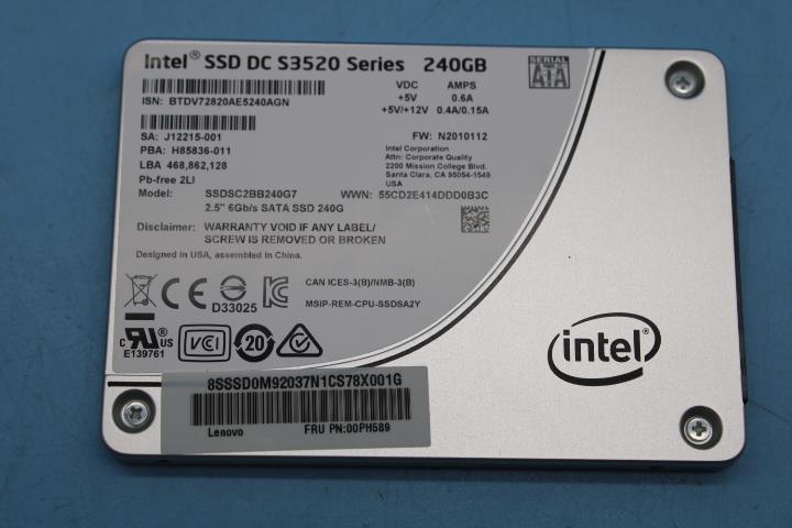 Lenovo Int S3520 240G 2.5 Sata6G Ipdc - 00PH589