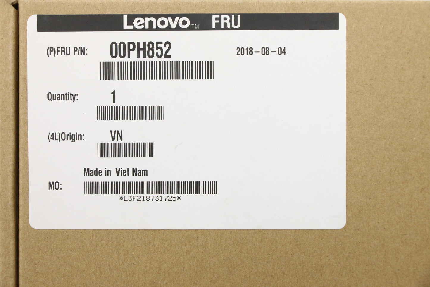 Lenovo Xeon E3-1220 V6 3.0Ghz 72W - 00PH852