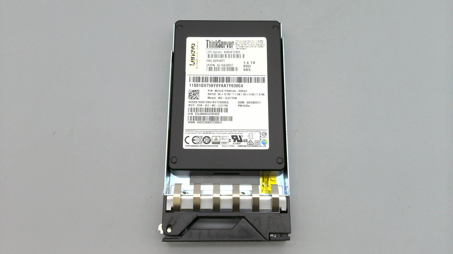Lenovo Hs 2.5 1.6Tb Pm1635A 12Gb Sa - 00PH877