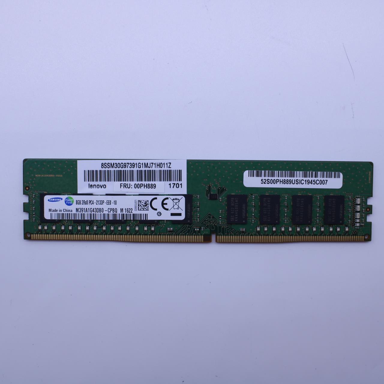 Lenovo 8Gb 1Rx8 Ecc Udimm Ddr4 2133E - 00PH889