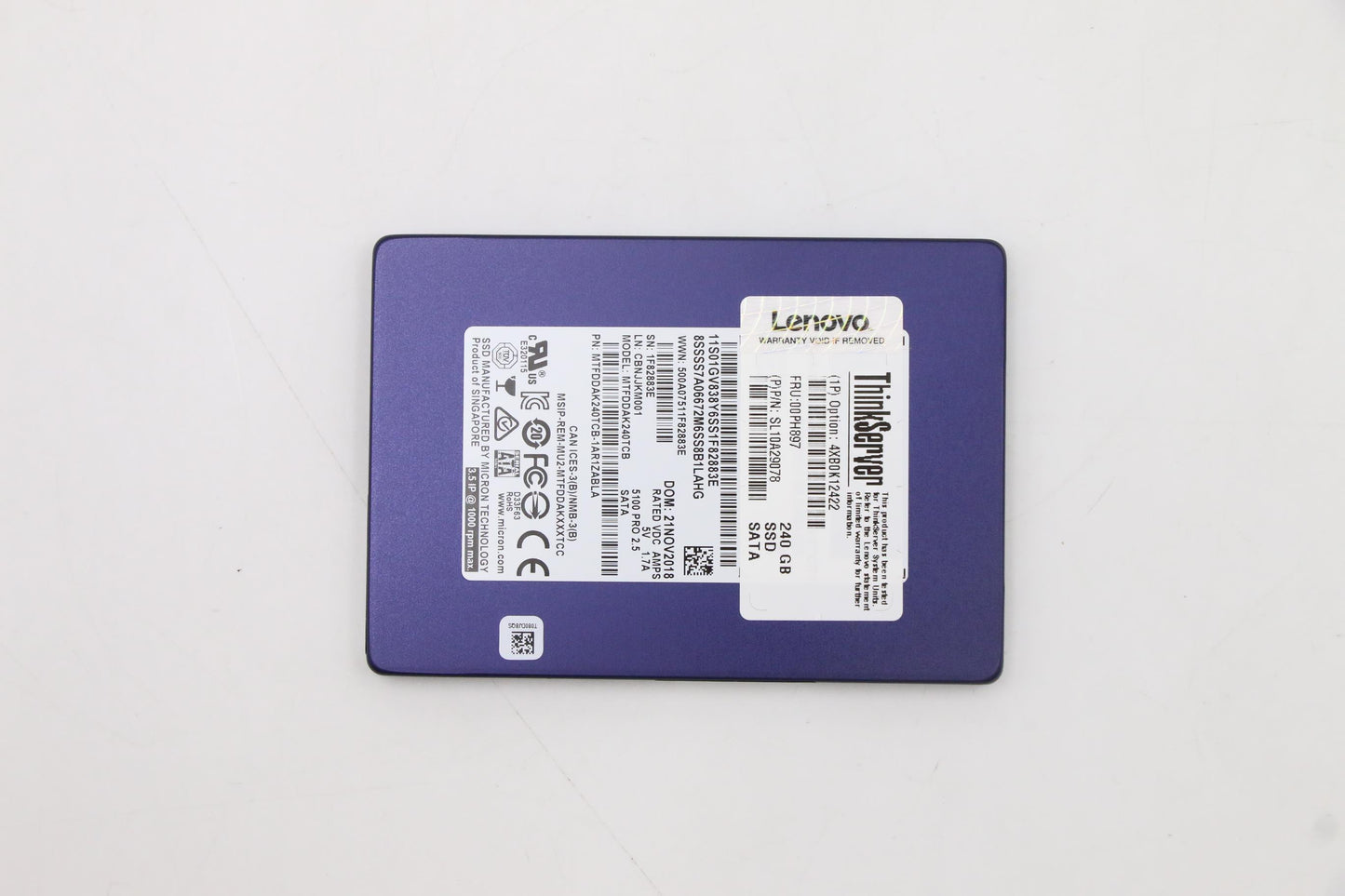 Lenovo Nhs 240Gb 6Gbps Sata 2.5-Inch - 00PH897