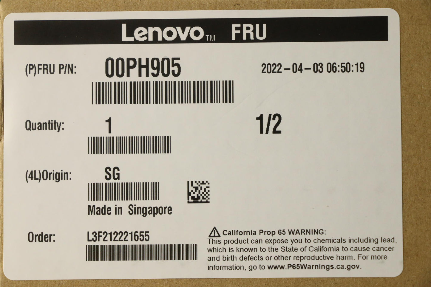 Lenovo Nhs 480Gb 6Gb Sata 2.5-Inch As - 00PH905