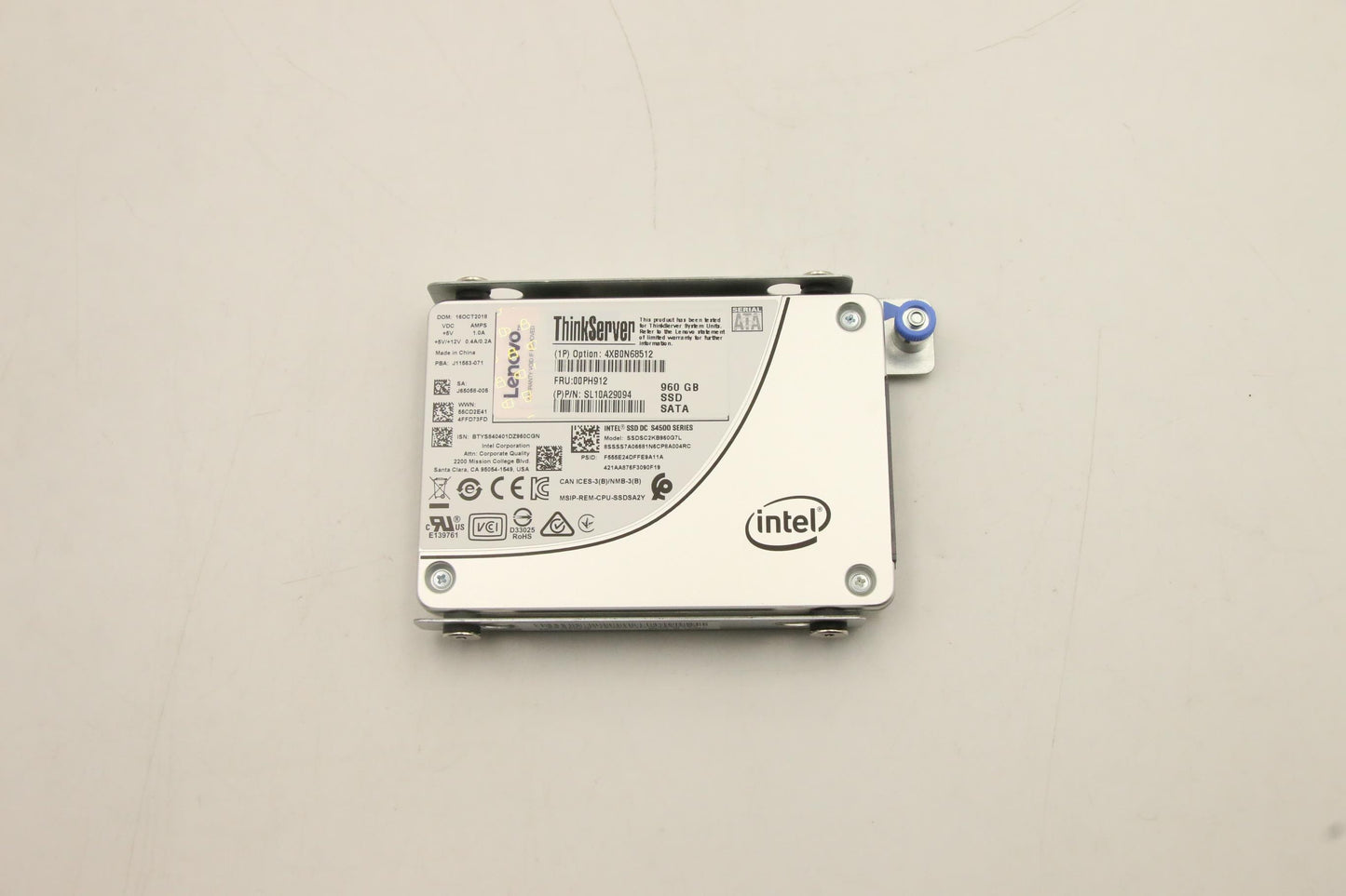 Lenovo Nhs 960Gb 6Gb Sata 2.5-Inch As - 00PH912