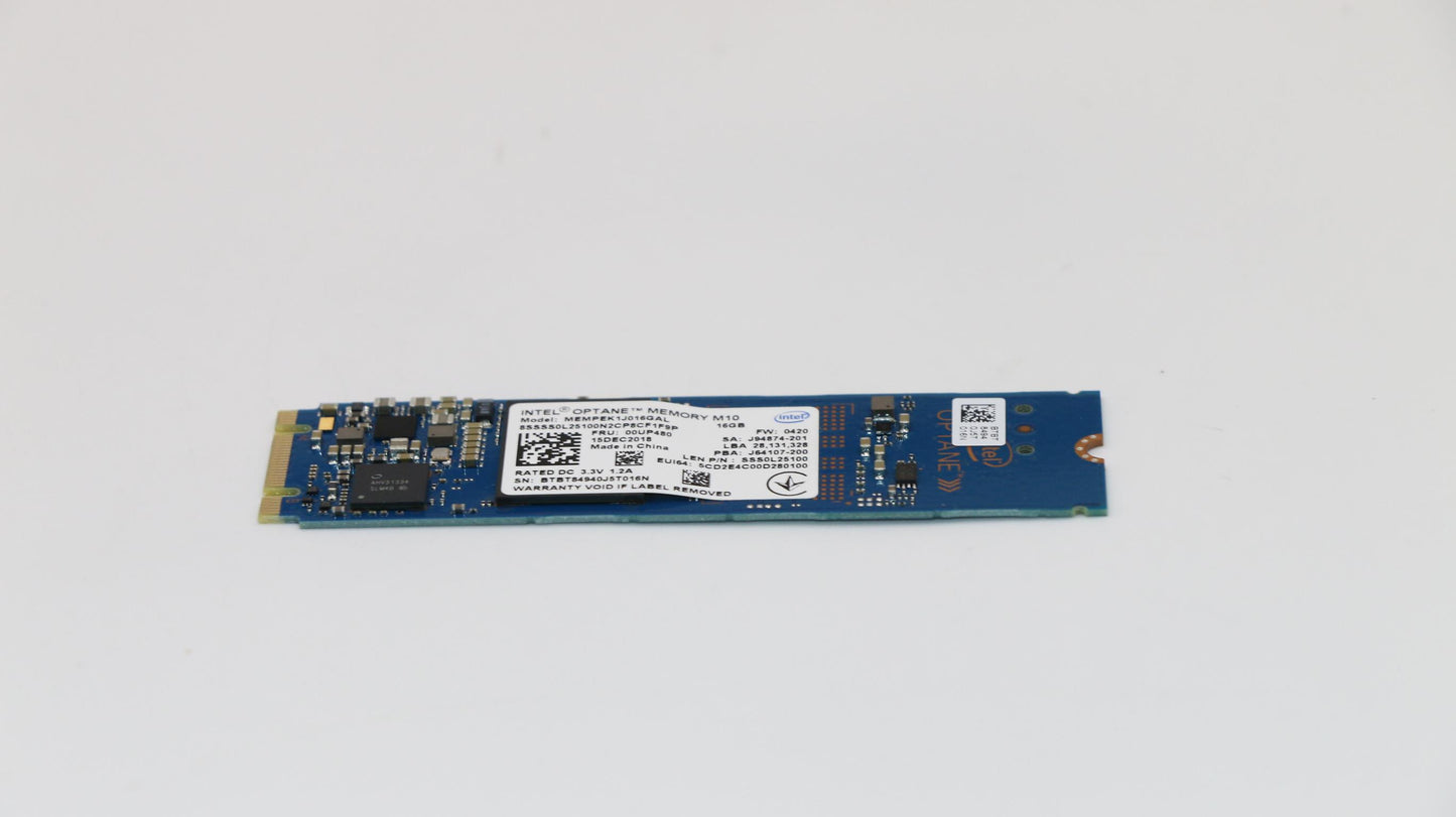 Lenovo (00UP480) SSD, 16GB, M.2, 2280, PCIe3x2, Intel Standard