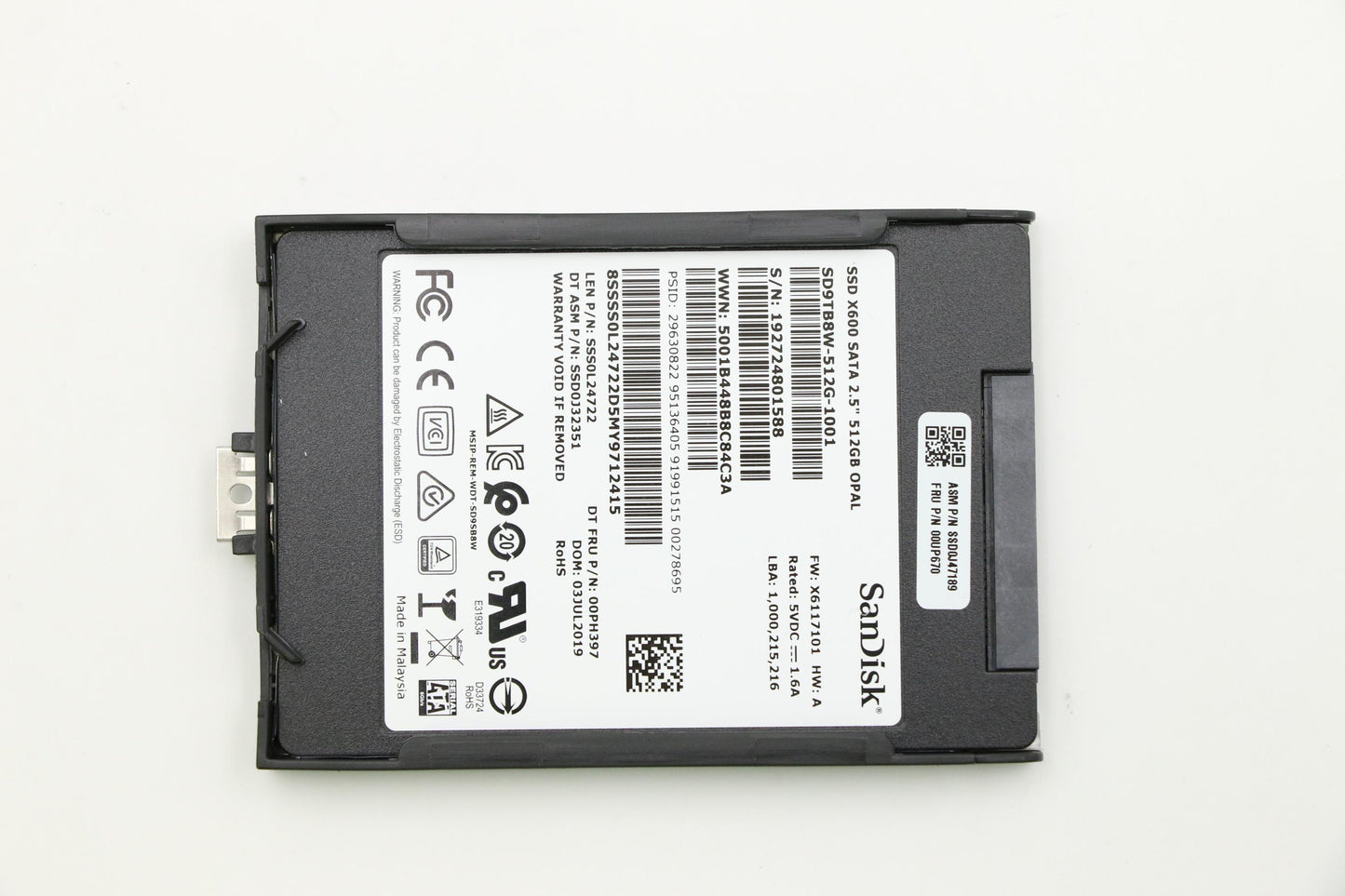 Lenovo 512G257Mmsata6Gsdkopal - 00UP670