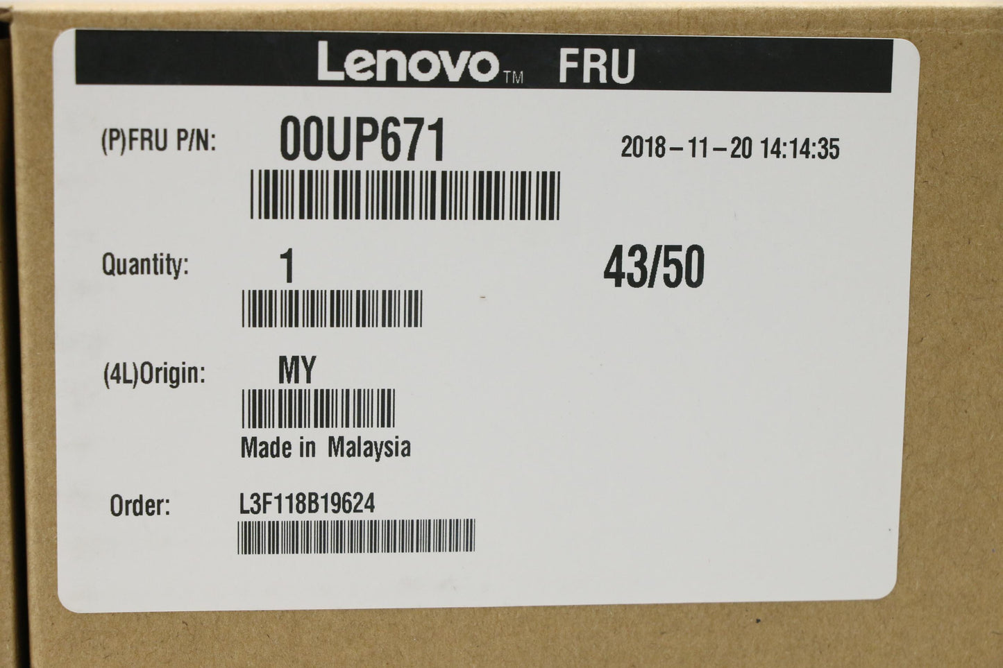 Lenovo 128G257Mmsata6Gsdkstd - 00UP671