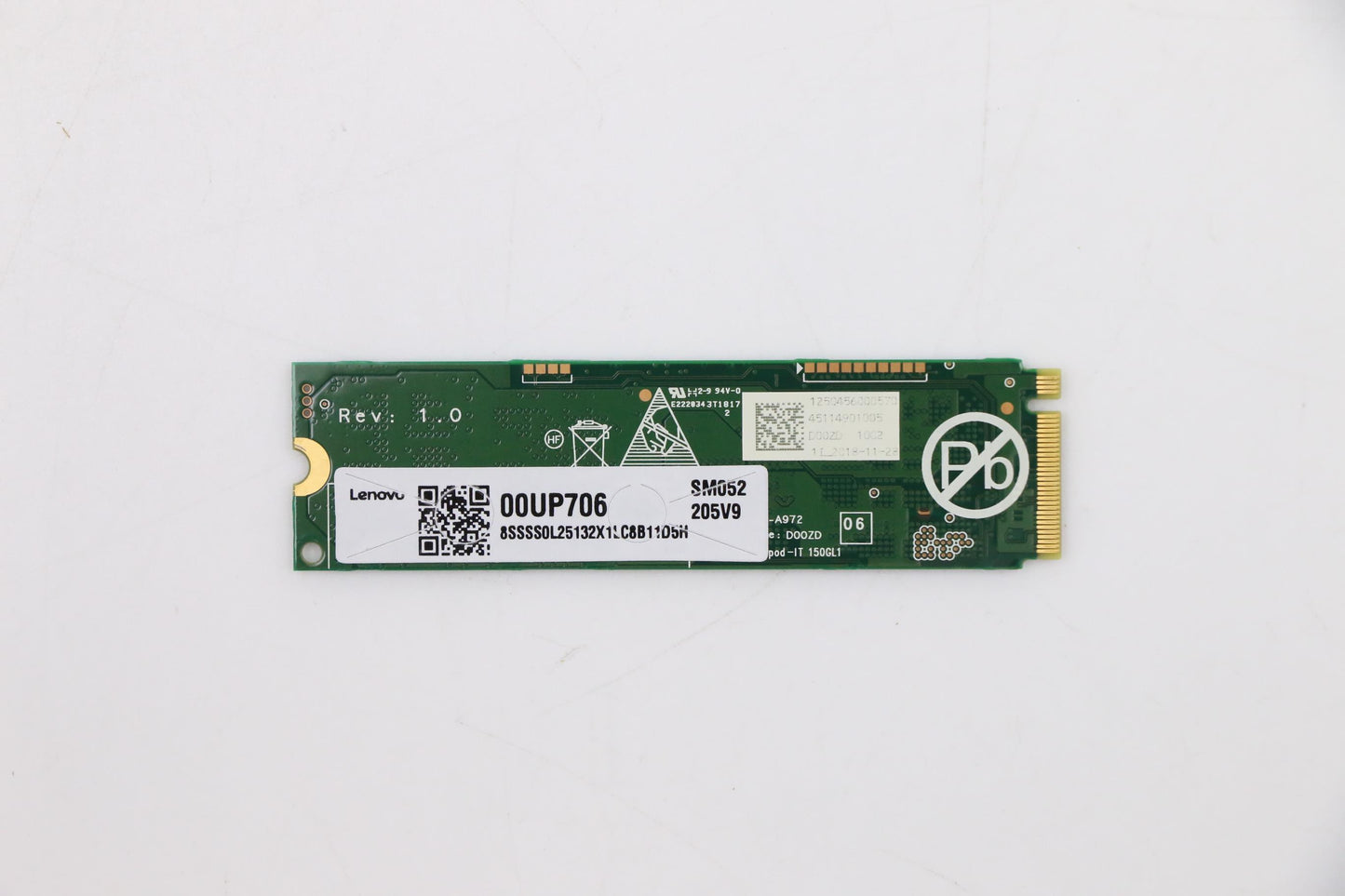 Lenovo (00UP702) SSD, 256GB, M.2, 2280, PCIe 3x4, OPAL, Intel