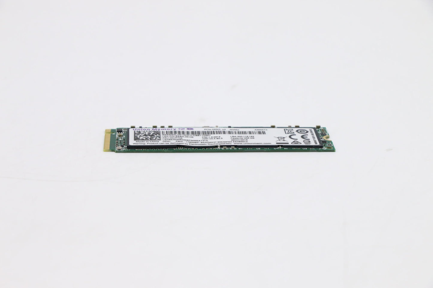 Lenovo (00UP702) SSD, 256GB, M.2, 2280, PCIe 3x4, OPAL, Intel