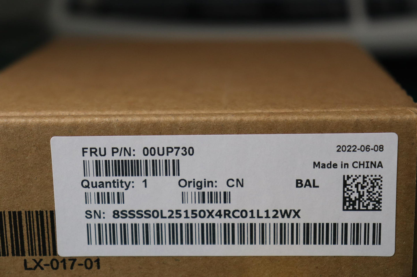 Lenovo 128G M.2 2242 Pcie3X2 Umis Std - 00UP730