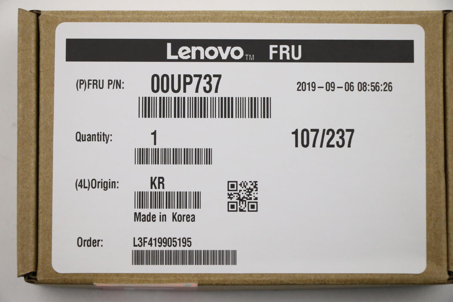 Lenovo (00UP737) SSD, 2TB, M.2, 2280, PCIe3X4, OPAL, Samsung