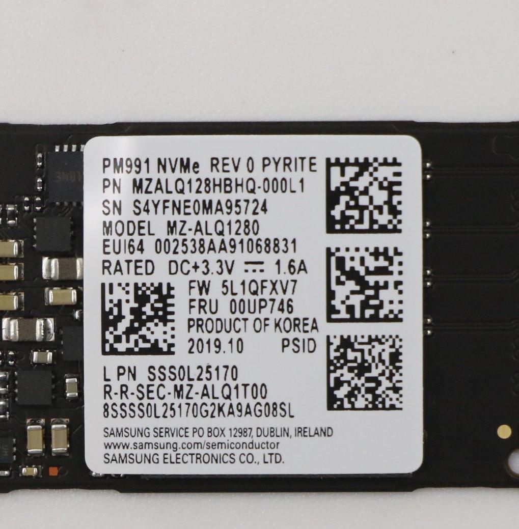 Lenovo (00UP746) SSD, 128GB, M.2, 2242, PCIe 3x4, Samsung