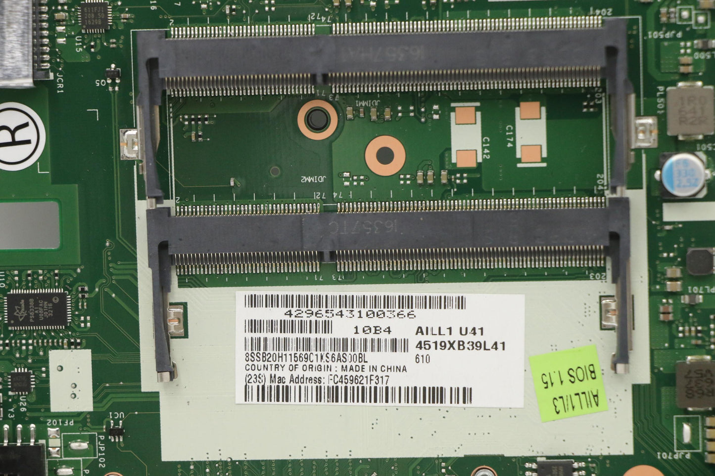 Lenovo Mb Celeron O Rtc Nok Namt Ytpm - 00UR175