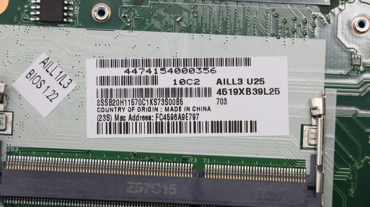 Lenovo Mb I3-6099 O Rtc Nok Namt Ytpm - 00UR179