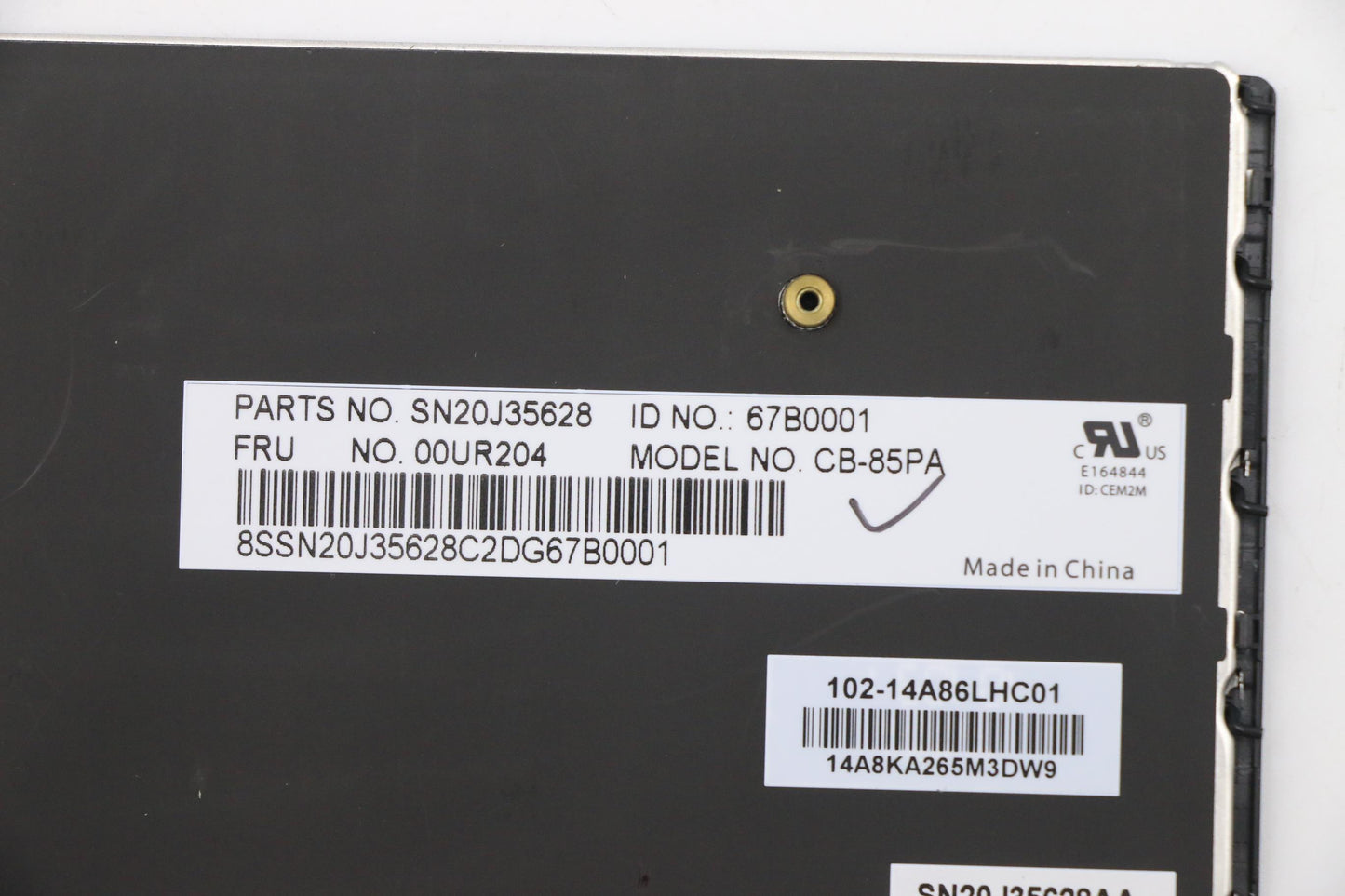 Lenovo Nbkyb Carling Kbd,Br,Cny - 00UR204