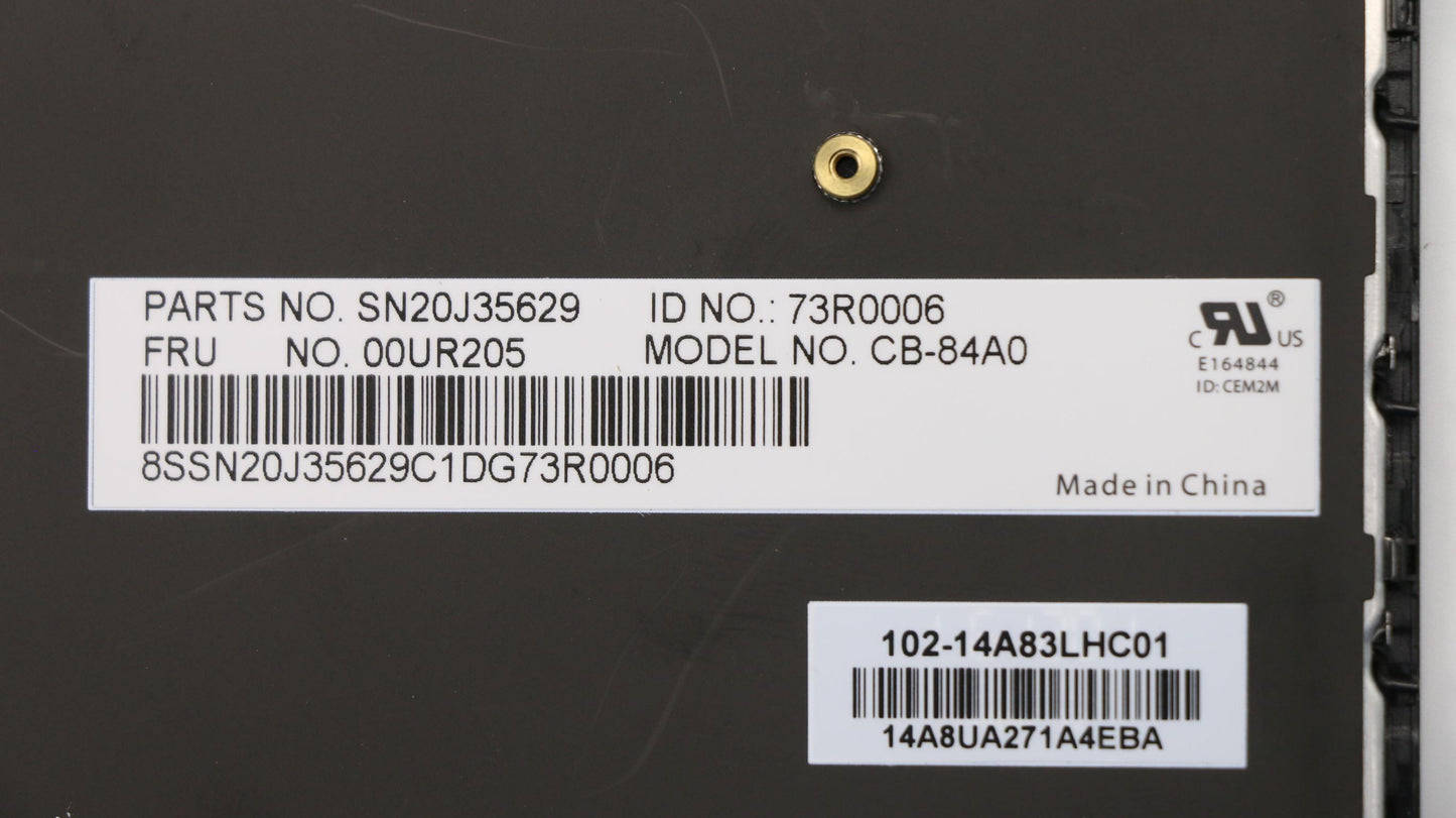 Lenovo Nbkyb Carling Kbd,Ara,Cny - 00UR205