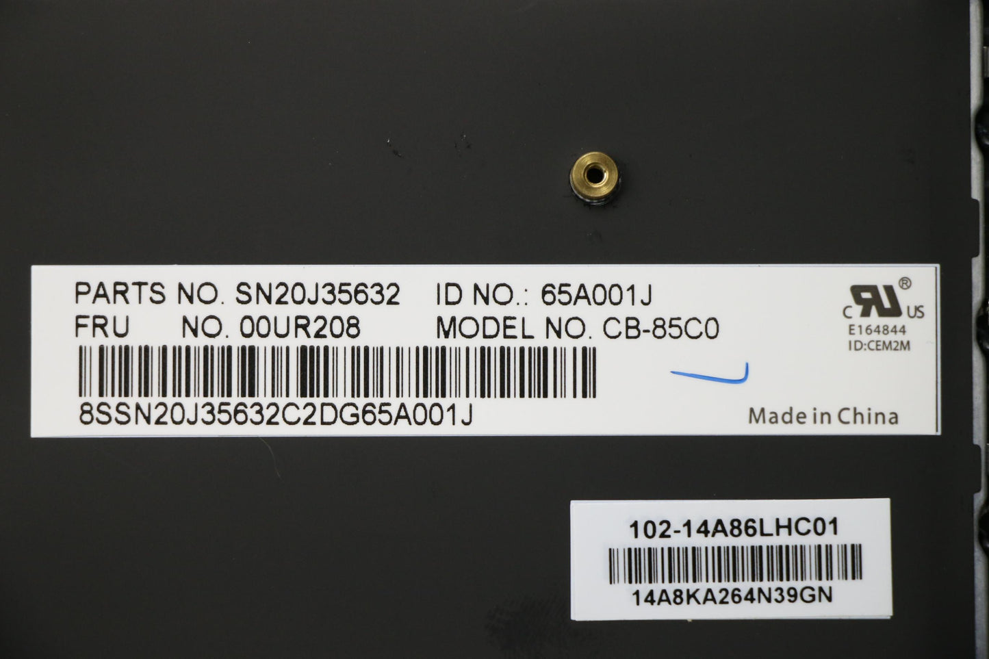 Lenovo Nbkyb Carling Kbd,Cz,Cny - 00UR208