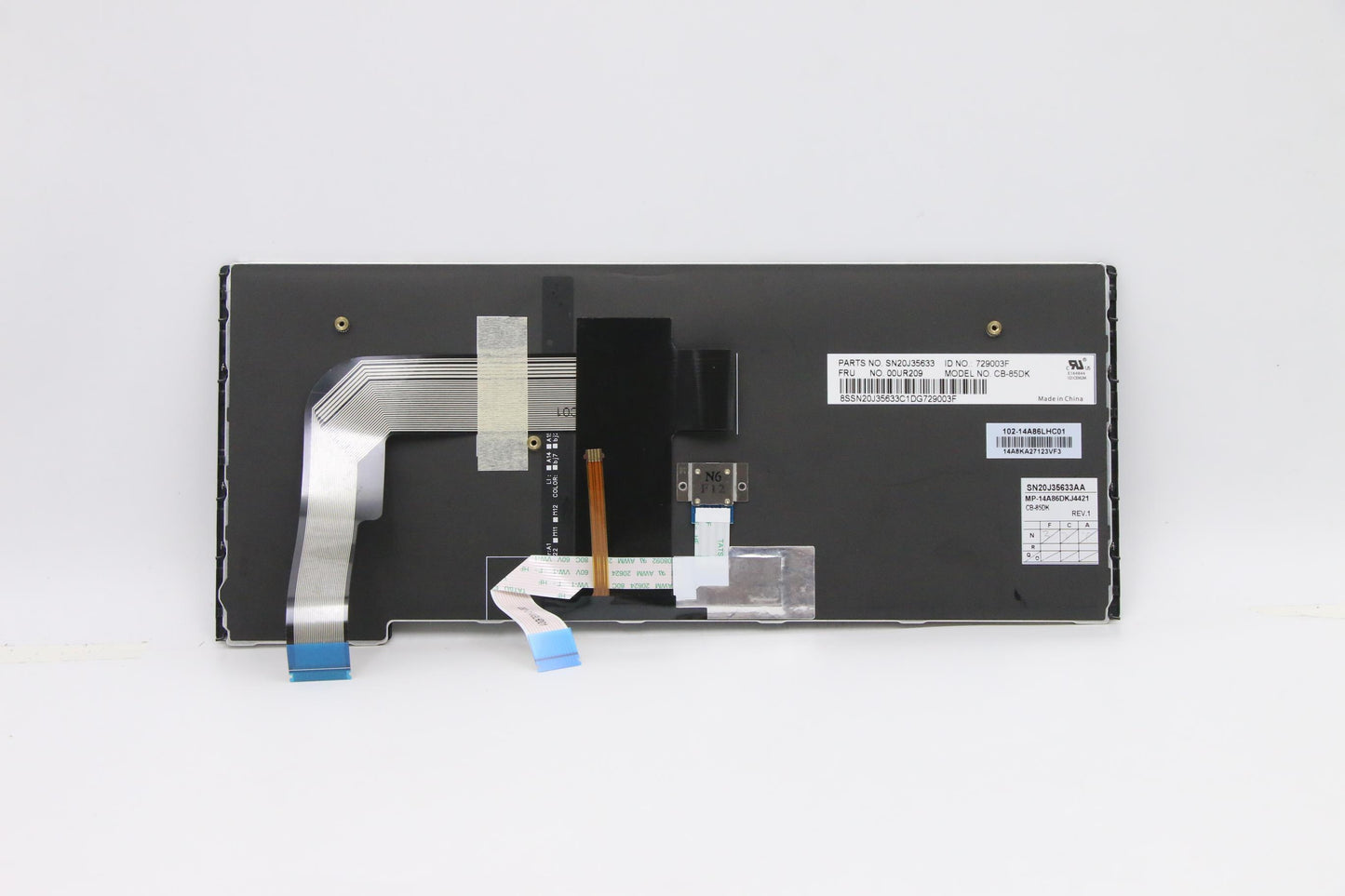 Lenovo Nbkyb Carling Kbd,Dk,Cny - 00UR209