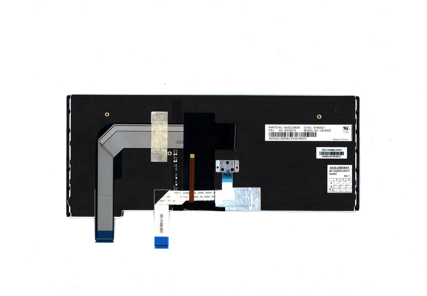 Lenovo Nbkyb Carling Kbd,De,Cny - 00UR212
