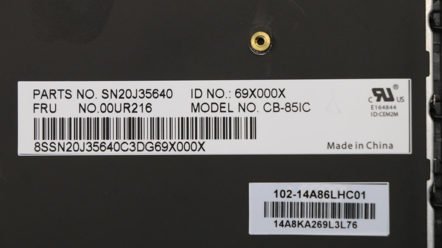 Lenovo Nbkyb Carling Kbd,Is,Cny - 00UR216