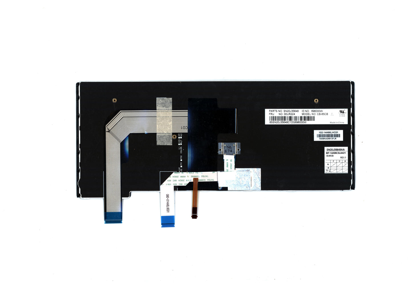 Lenovo Nbkyb Carling Kbd,Sk,Cny - 00UR224