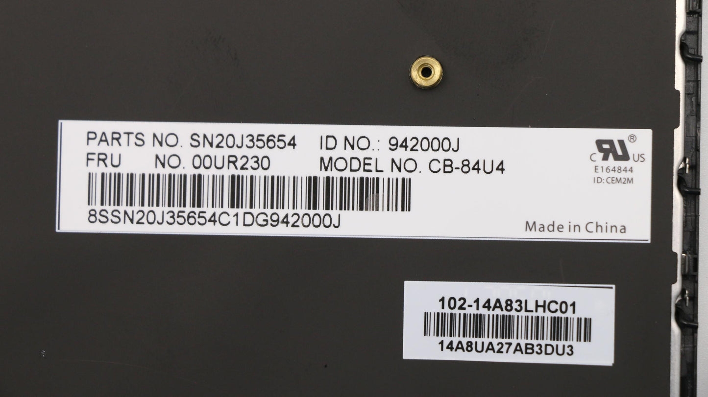 Lenovo Nbkyb Carling Kbd,Usi,Cny - 00UR230